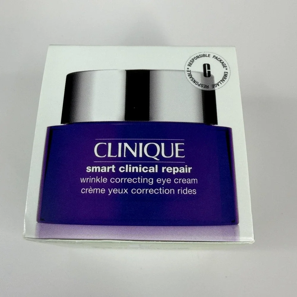 Clinique Smart Clinical Repair Eye Cream 15ml Wrinkle Correcting Under Eye Green
